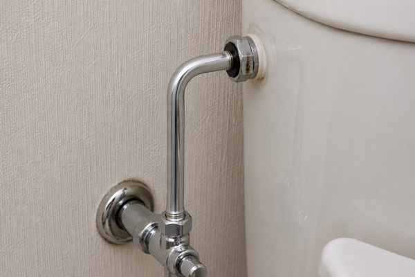 トイレの給水管接続部分のパッキンの画像